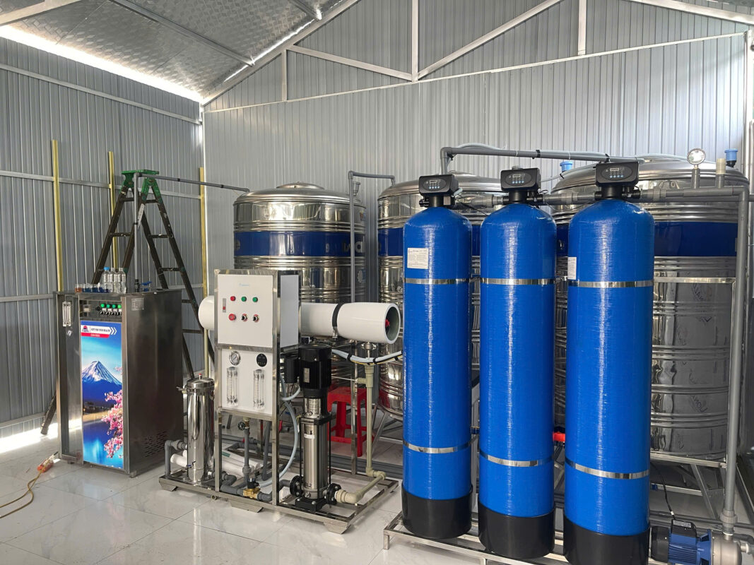 Dây chuyền máy lọc nước ion kiềm công nghiệp